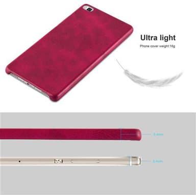Huawei P8 Hardt Deksel Cover (rød)