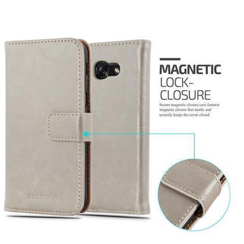 Samsung Galaxy A3 2017 lommebokdeksel etui (brun)