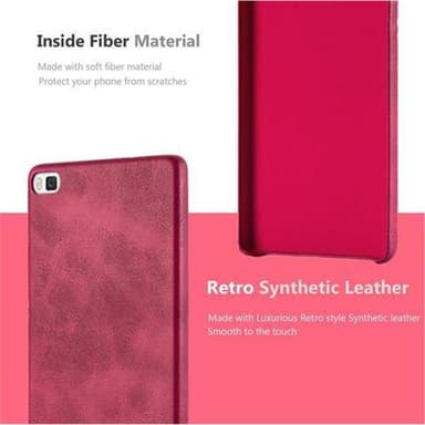 Huawei P8 Hardt Deksel Cover (rød)