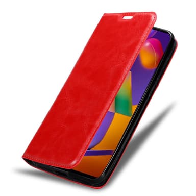 Samsung Galaxy M31s lommebokdeksel case (rød)