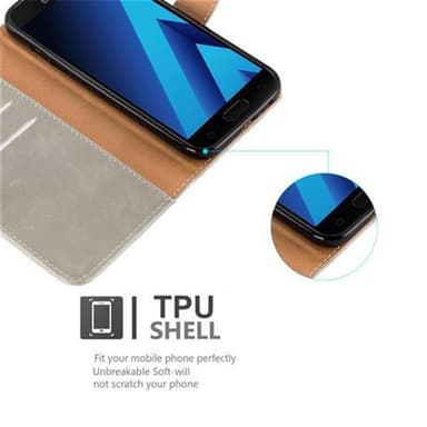 Samsung Galaxy A3 2017 lommebokdeksel etui (brun)