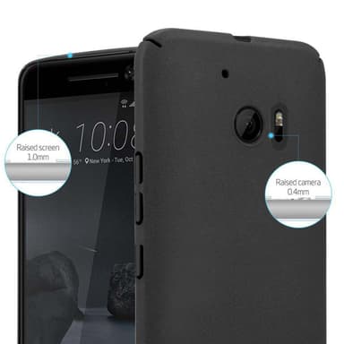 HTC ONE M10 Hardt Deksel Cover (svart)