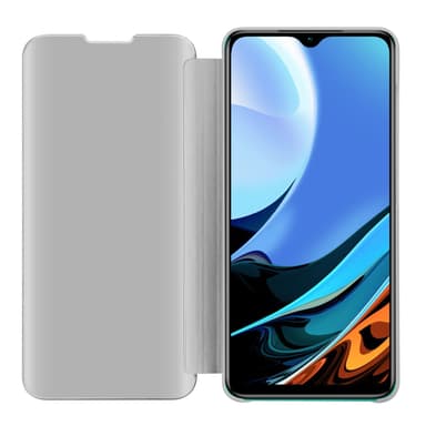 Xiaomi RedMi 9T / POCO M3 lommebokdeksel etui (sølv)