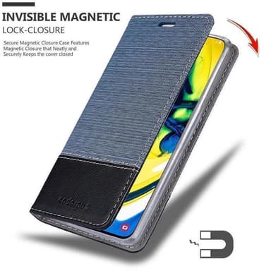 Samsung Galaxy A80 / A90 4G lommebokdeksel etui (blå)