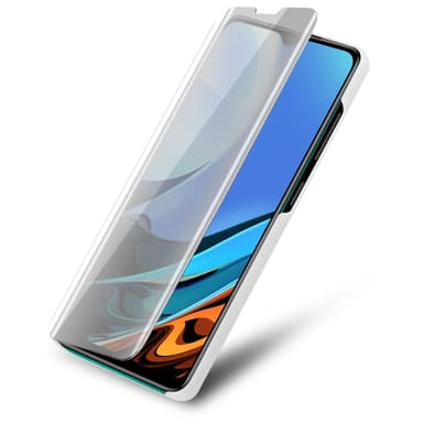 Xiaomi RedMi 9T / POCO M3 lommebokdeksel etui (sølv)