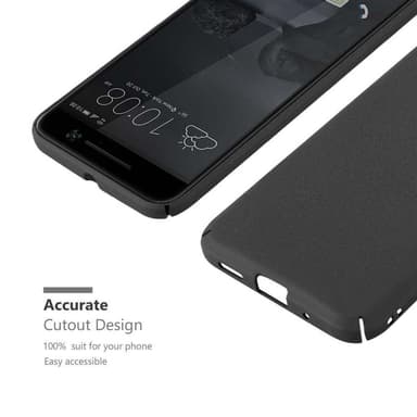 HTC ONE M10 Hardt Deksel Cover (svart)