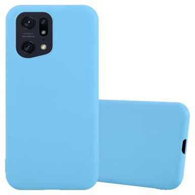 Deksel Oppo FIND X5 PRO Silikon cover (blå)