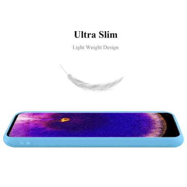 Deksel Oppo FIND X5 PRO Silikon cover (blå)