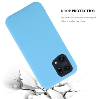 Deksel Oppo FIND X5 PRO Silikon cover (blå)