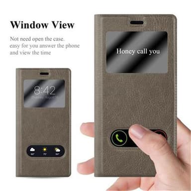 Huawei P9 lommebokdeksel cover (brun)