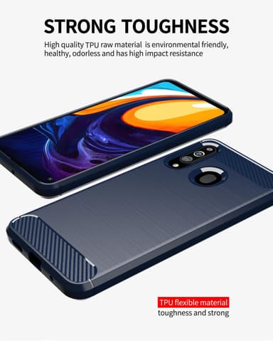 Deksel Samsung Galaxy A20s ultra slim (blå)