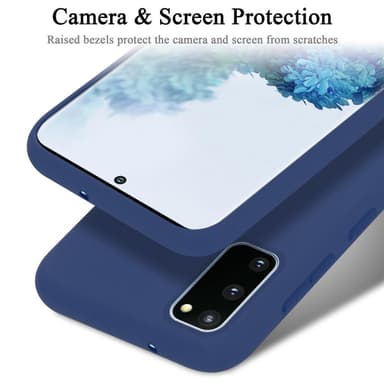 Samsung Galaxy S20 FE silikondeksel case (blå)