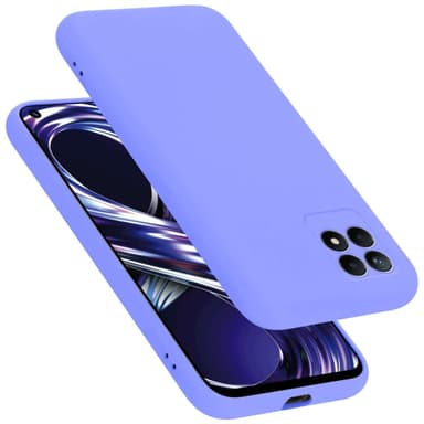 Realme 8i / Narzo 50 4G silikondeksel case (Lilla)