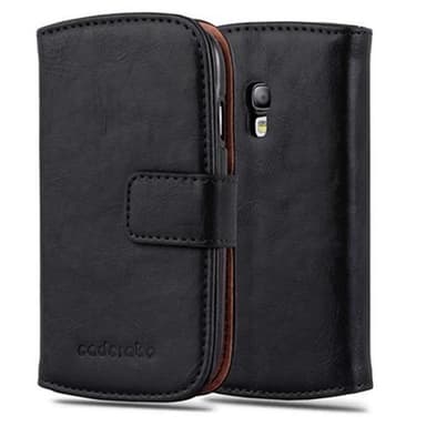 Samsung Galaxy S3 MINI lommebokdeksel etui (svart)