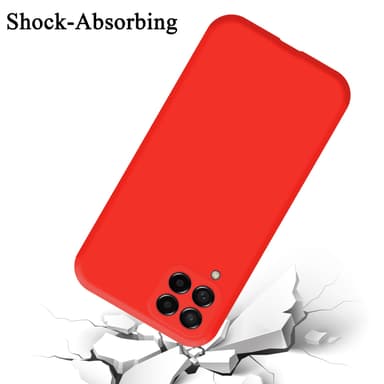 Samsung Galaxy M53 5G silikondeksel case (rød)