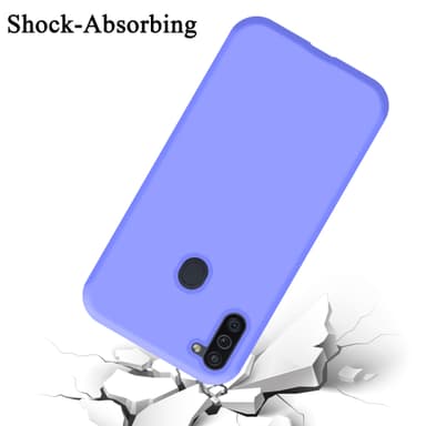 Samsung Galaxy A11 / M11 silikondeksel case (lilla)