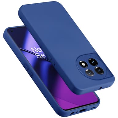 OnePlus 11 5G silikondeksel case (Blå)