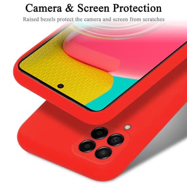 Samsung Galaxy M53 5G silikondeksel case (rød)