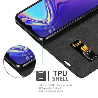 Samsung Galaxy M30 / A40s lommebokdeksel case (svart)