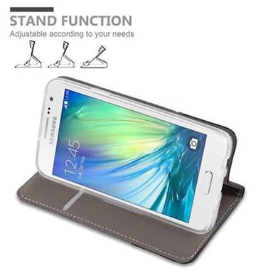 Samsung Galaxy A3 2015 lommebokdeksel etui (grå)