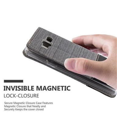 Samsung Galaxy A3 2015 lommebokdeksel etui (grå)