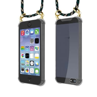iPhone 5 / 5S / SE 2016 Deksel med Halskjede (brun)