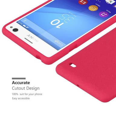 Deksel Sony Xperia C4 case (rød)