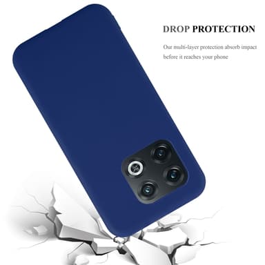 Deksel OnePlus 10 PRO 5G Silikon cover (blå)