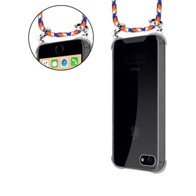 iPhone 7 / 7S / 8 / SE 2020 Deksel med Halskjede (blå)