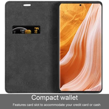 ZTE Axon 40 PRO lommebokdeksel case (svart)