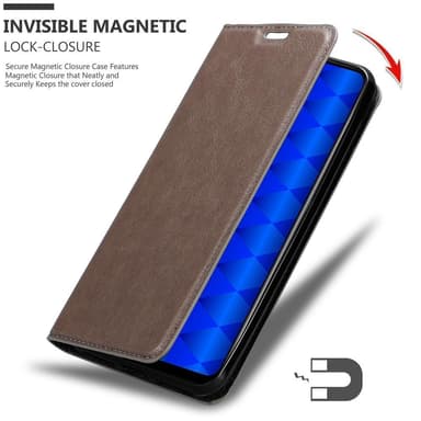Honor 9C lommebokdeksel case (brun)