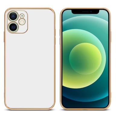 iPhone 12 MINI silikondeksel case (hvit)