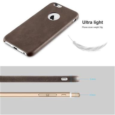 iPhone 6 / 6S Hardt Deksel Cover (brun)