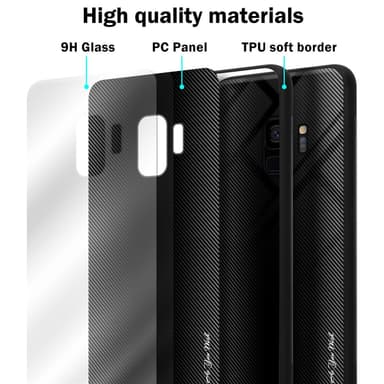 Samsung Galaxy S9 Deksel Case Cover (svart)