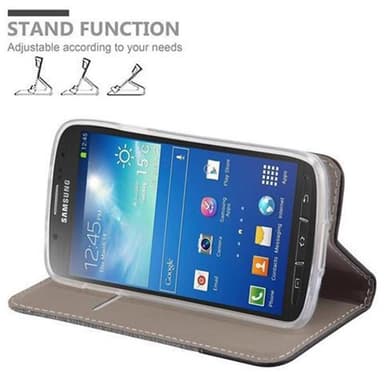 Samsung Galaxy S4 ACTIVE lommebokdeksel etui (grå)