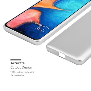 Deksel Samsung Galaxy A10e / A20e Case Cover (sølv)