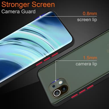 Xiaomi Mi 11 5G Deksel Case Cover (gjennomsiktig)