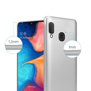 Deksel Samsung Galaxy A10e / A20e Case Cover (sølv)