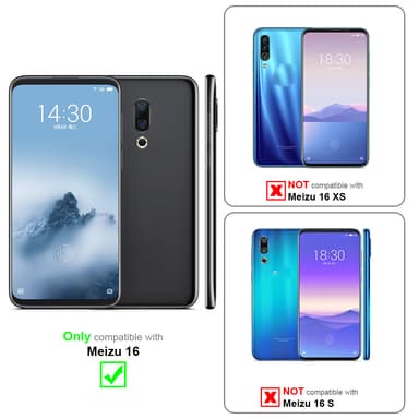 Deksel MEIZU 16 Veske (Svart)