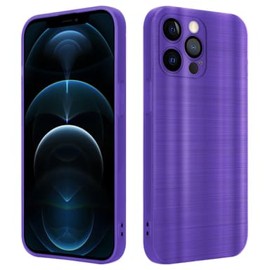 iPhone 12 PRO Silikondeksel Beskyttelse (lilla)