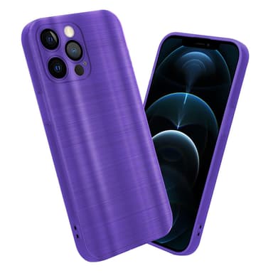 iPhone 12 PRO Silikondeksel Beskyttelse (lilla)