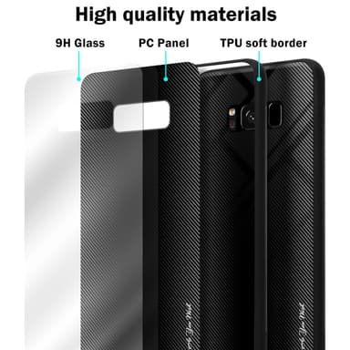 Samsung Galaxy S8 Deksel Case Cover (svart)