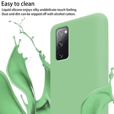 Deksel Samsung Galaxy S20 FE med Halskjede (grønn)