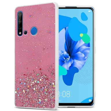 Huawei NOVA 5i / P20 LITE 2019 Silikondeksel Glitter