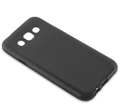 Samsung Galaxy E5 silikondeksel cover (svart)