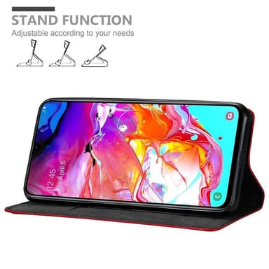 Samsung Galaxy A70 / A70s lommebokdeksel case (rød)