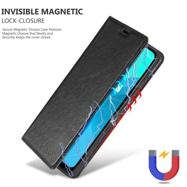 Realme C11 2020 lommebokdeksel case (svart)