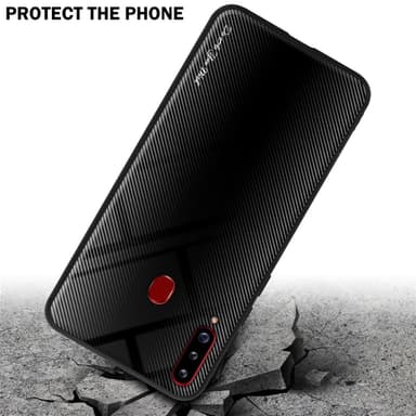 Samsung Galaxy A20s Deksel Case Cover (svart)