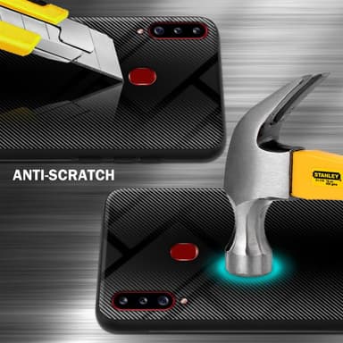 Samsung Galaxy A20s Deksel Case Cover (svart)