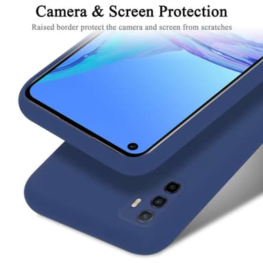 Oppo A53s silikondeksel case (Blå)